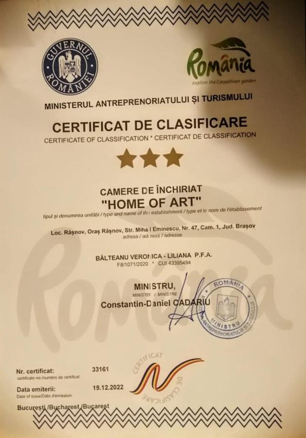 Home Of Art Rîşnov Dış mekan fotoğraf